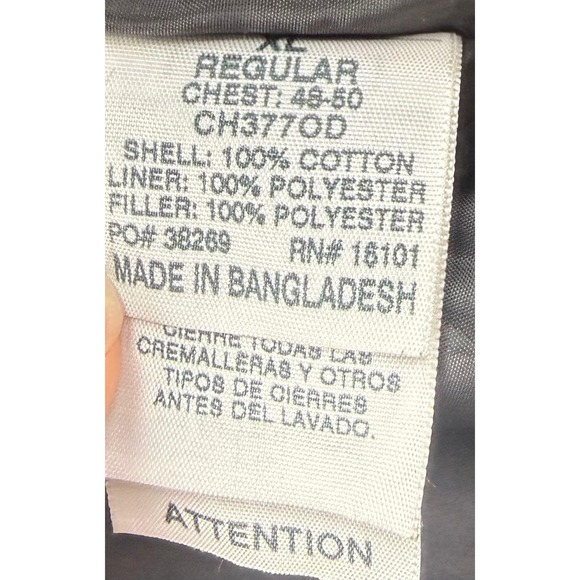 Berne Chore Coat Jacket Men XL Brown Highland Washed Duck Canvas Quilt CH377OD - Picture 13 of 14